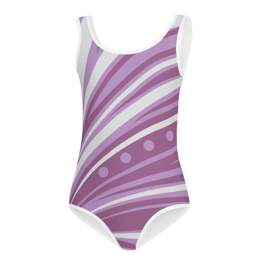 "‘Āinahau" Lilac Keiki Swimsuit