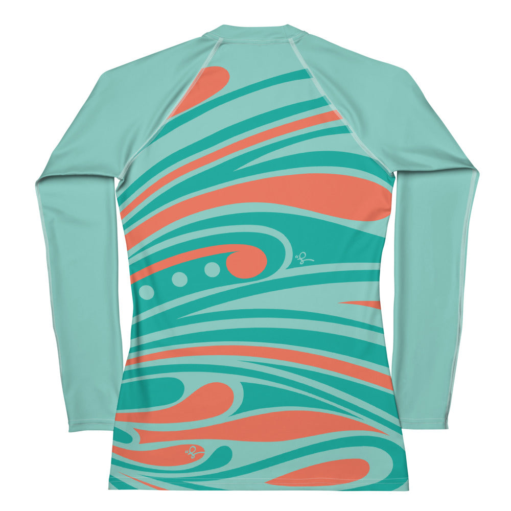 "‘Āinahau" Reef Women's Rash Guard