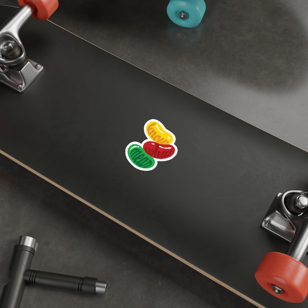 "Jelly Bean" Die-Cut Stickers