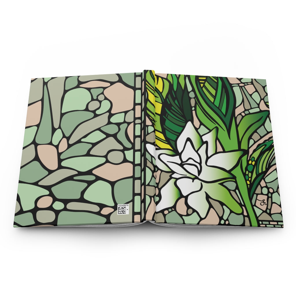 "ʻŌlena" Matcha Creme Hardcover Journal Matte