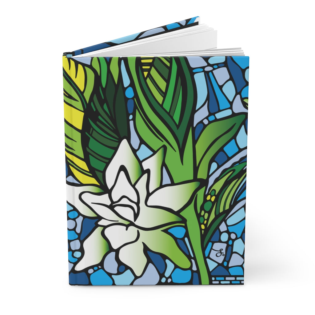 "ʻŌlena" Ocean Blues Hardcover Journal Matte