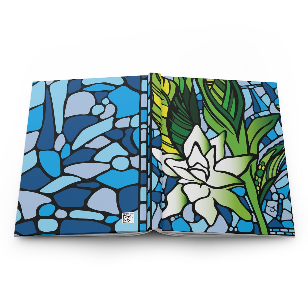 "ʻŌlena" Ocean Blues Hardcover Journal Matte