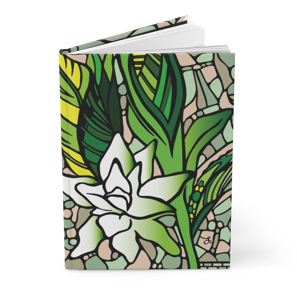 "ʻŌlena" Matcha Creme Hardcover Journal Matte