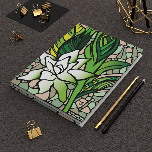 "ʻŌlena" Matcha Creme Hardcover Journal Matte