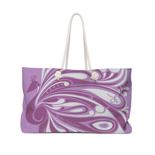 "‘Āinahau" Lilac Beach Bag