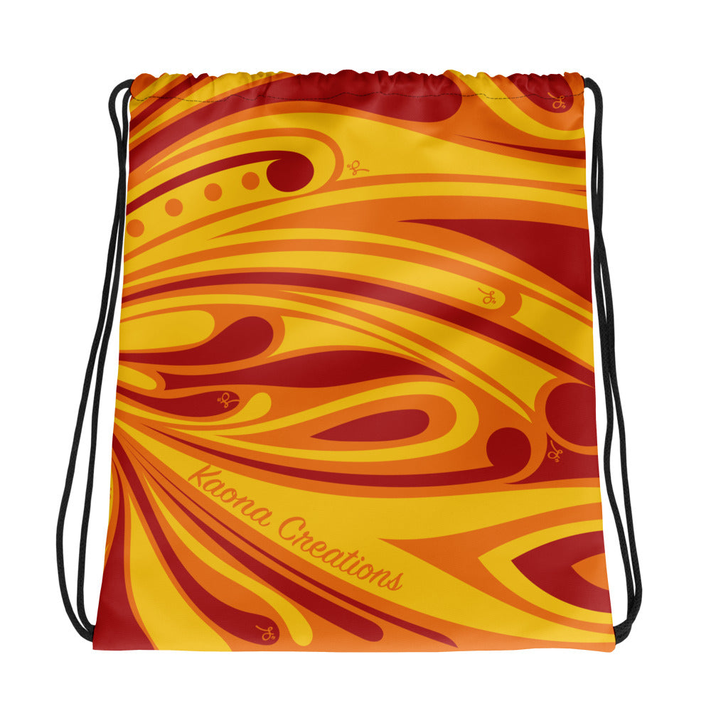 "‘Āinahau" Sunset Drawstring Bag