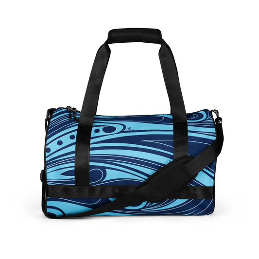 "‘Āinahau" Kū Blue Cylinder Duffle