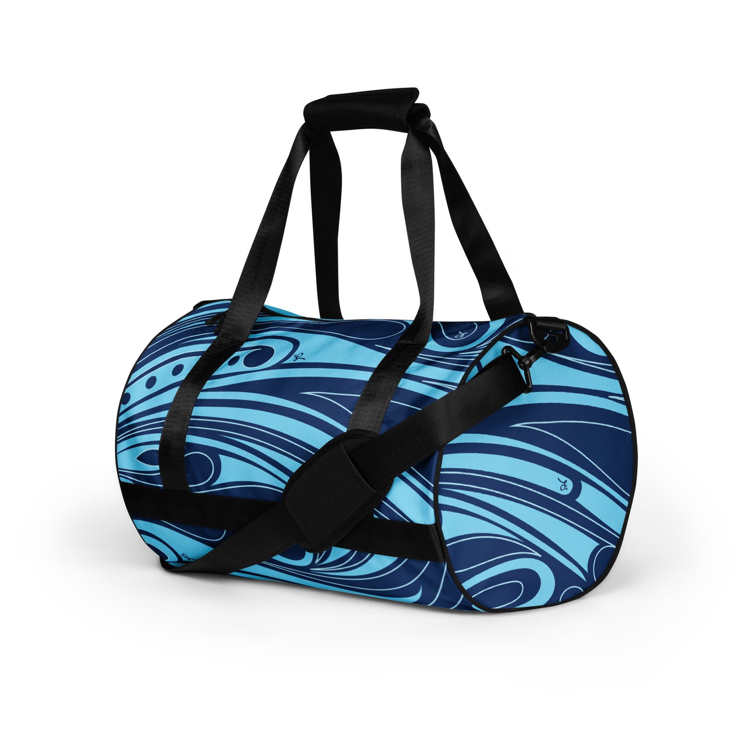 "‘Āinahau" Kū Blue Cylinder Duffle