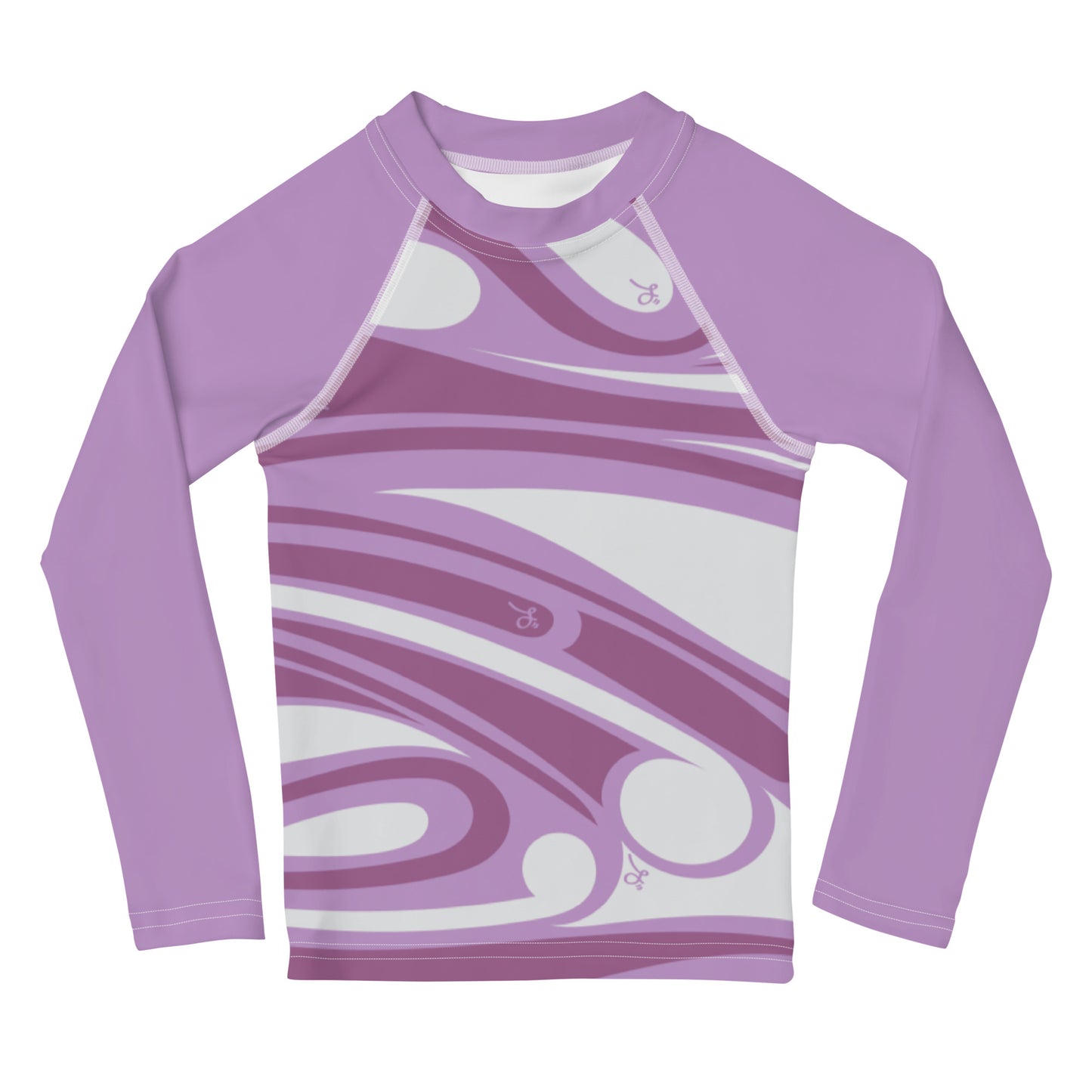 "‘Āinahau" Lilac Keiki Rash Guard