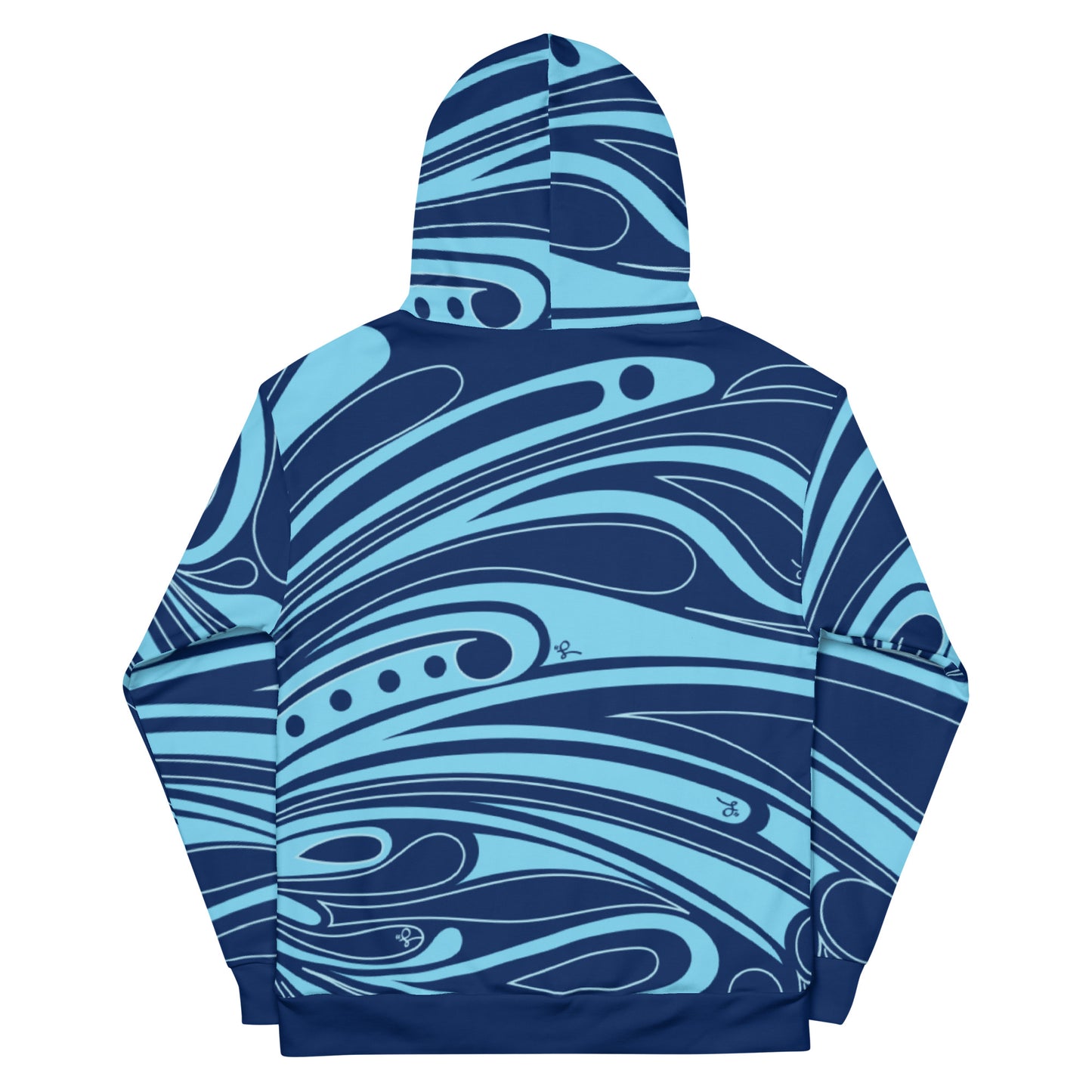 "‘Āinahau" Kū Blue Unisex Hoodie