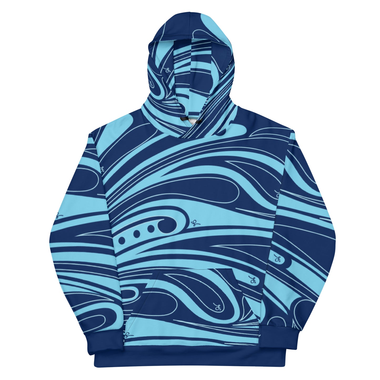 "‘Āinahau" Kū Blue Unisex Hoodie