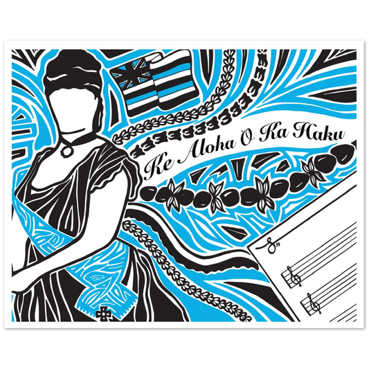 "Ke Aloha O Ka Haku" Print on Premium Matte Paper